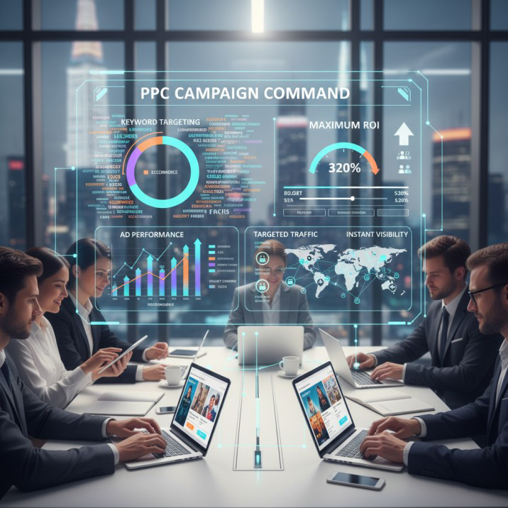 Pay-Per-Click (PPC) PPC ads driving traffic and conversions