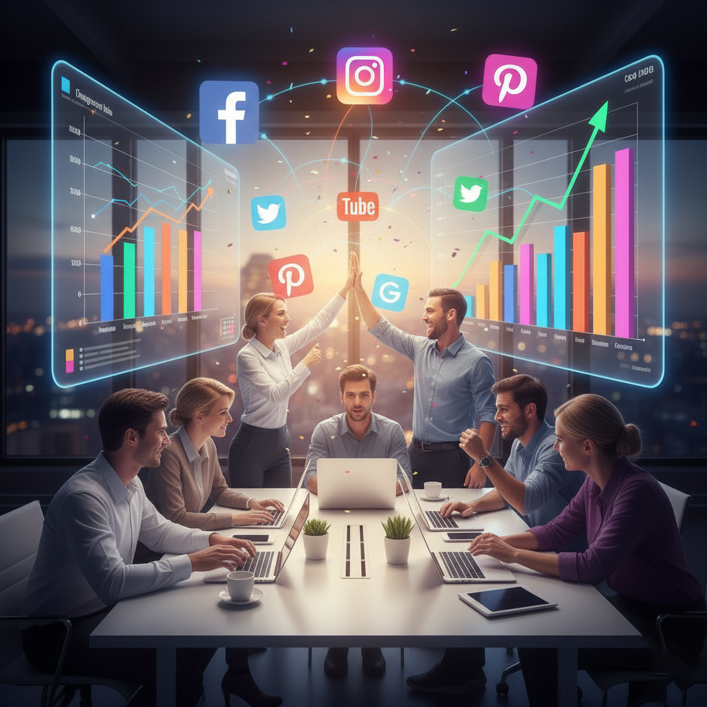 SMM & SEM brand growth wave team